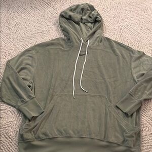 Women’s Green Hooded Nike Sweatshirt size L